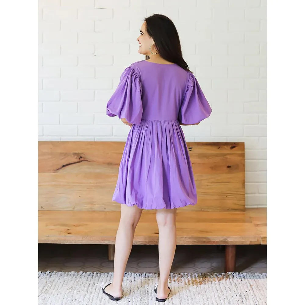 ORDINAREE English Lavender Cotton Dress