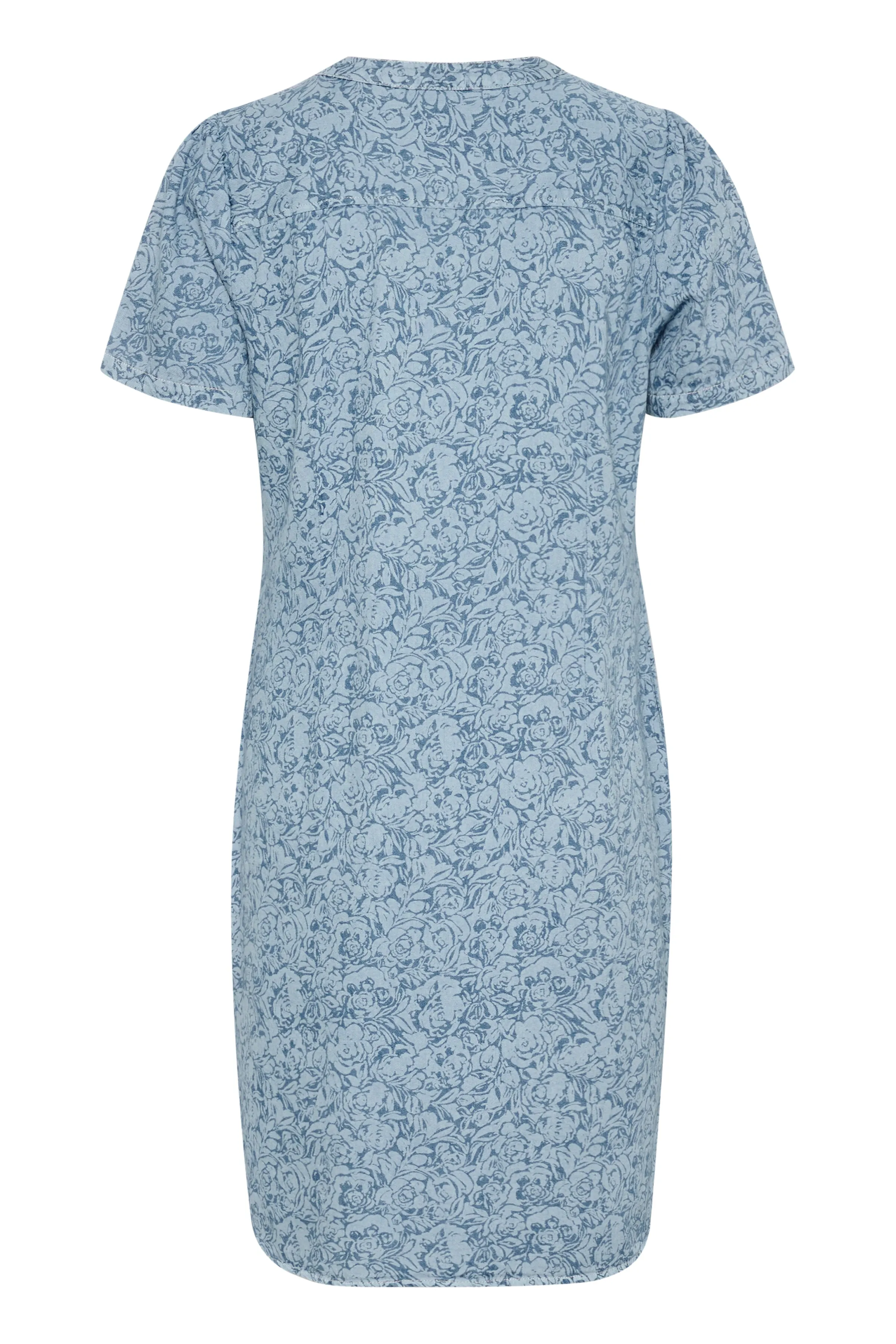 Part Two Aminase Printed Denim Dress