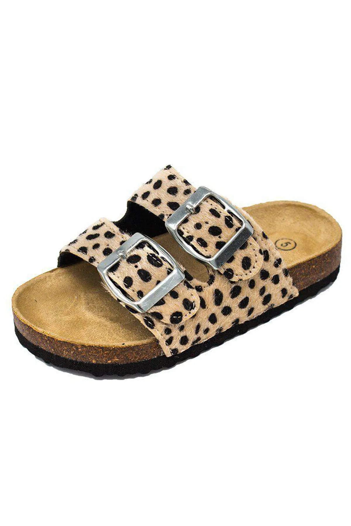 Patterned Birkley Sandals