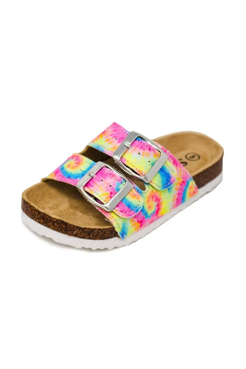 Patterned Birkley Sandals