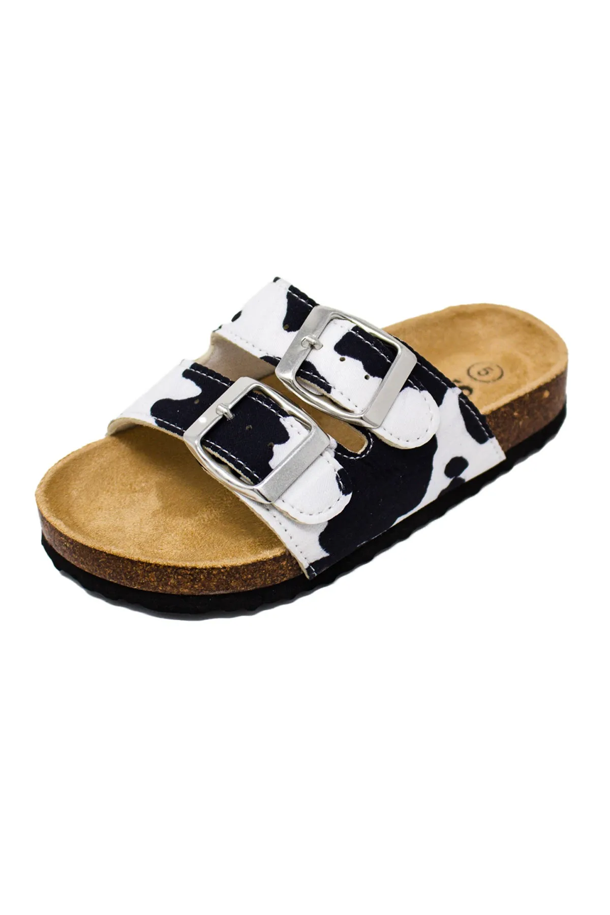 Patterned Birkley Sandals