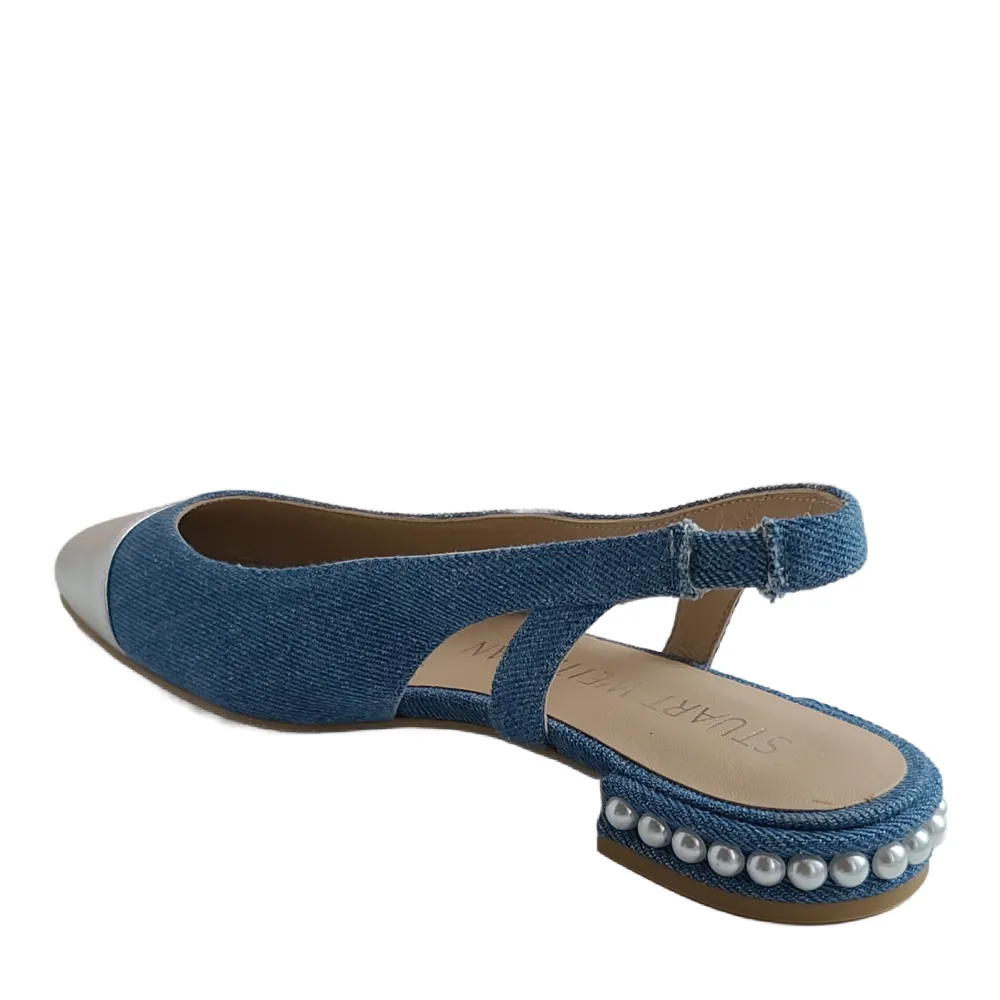 PEARL SLINGBACK DENIM