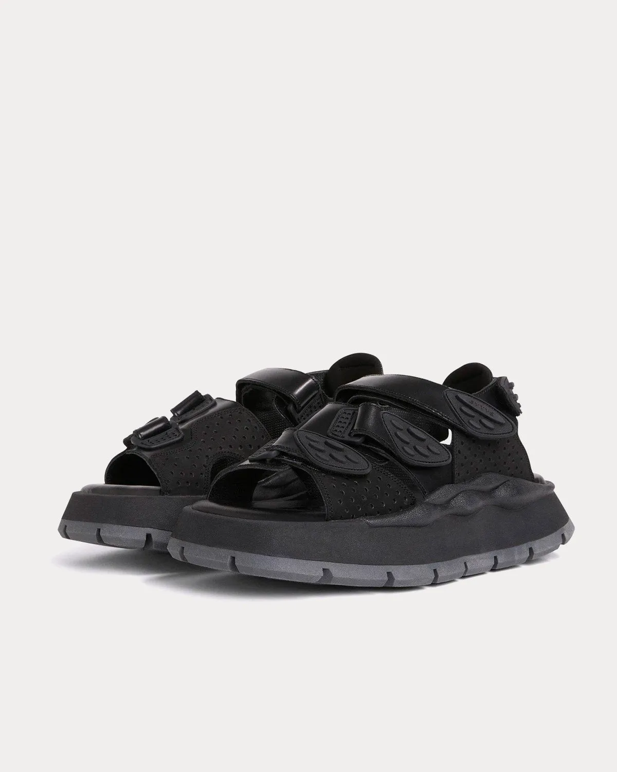 Quest Black Sandals