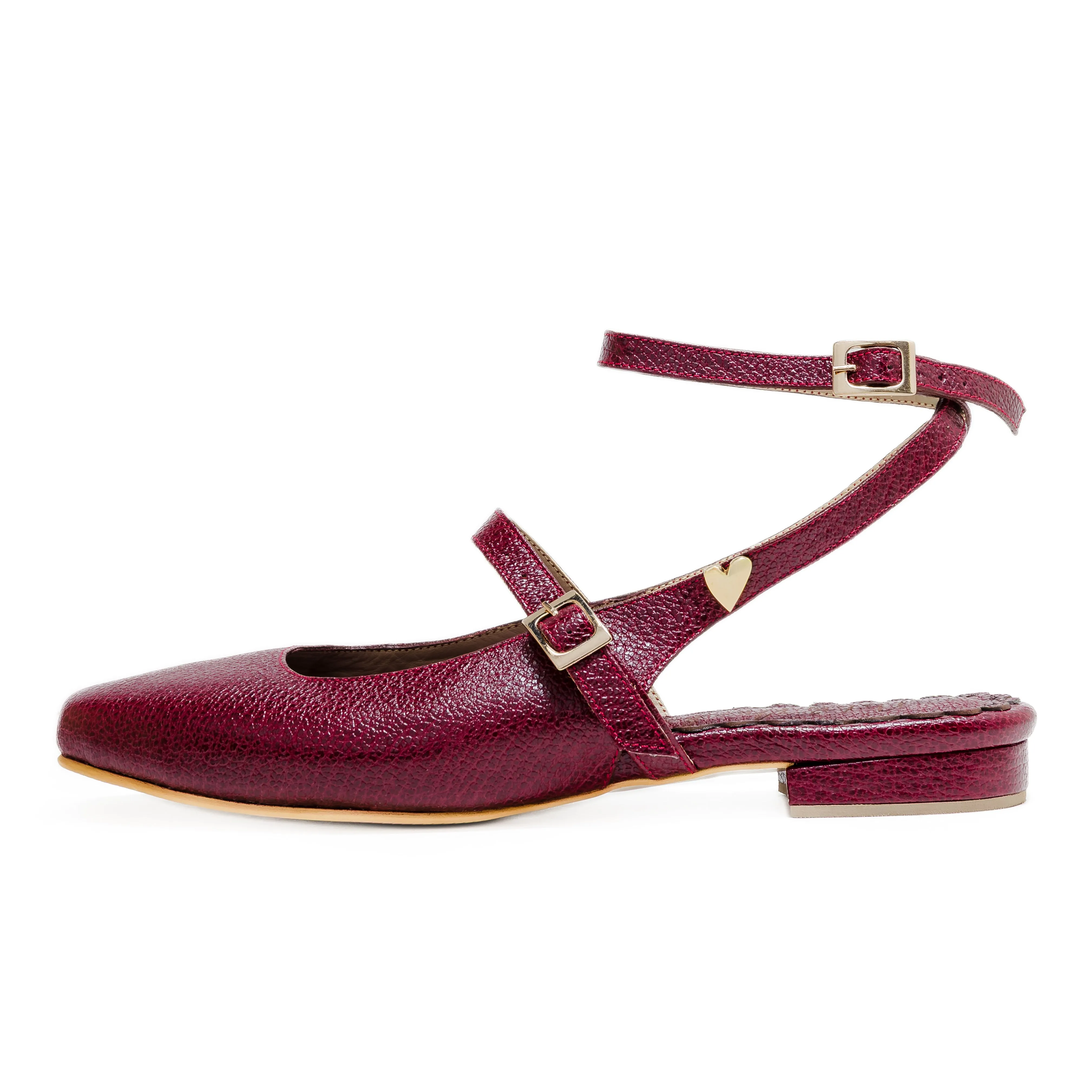 Scarlett Flats - Burgundy