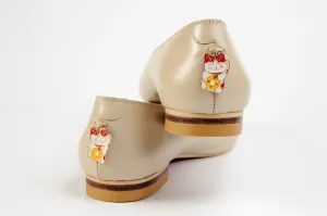 Shoeful CNY Flats - Maneki-Neko Meow