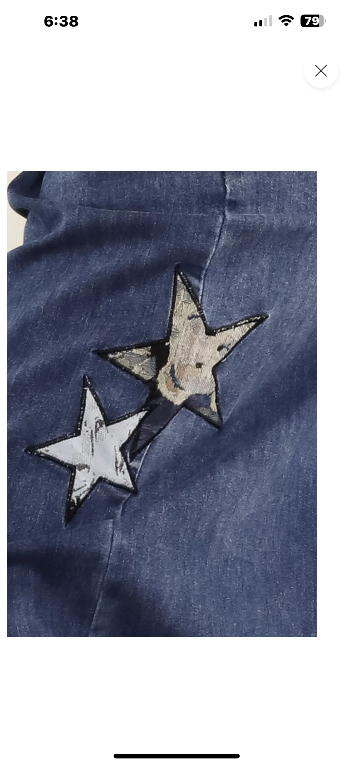 Star Dark Denim Pants