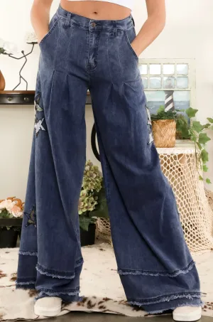 Star Dark Denim Pants
