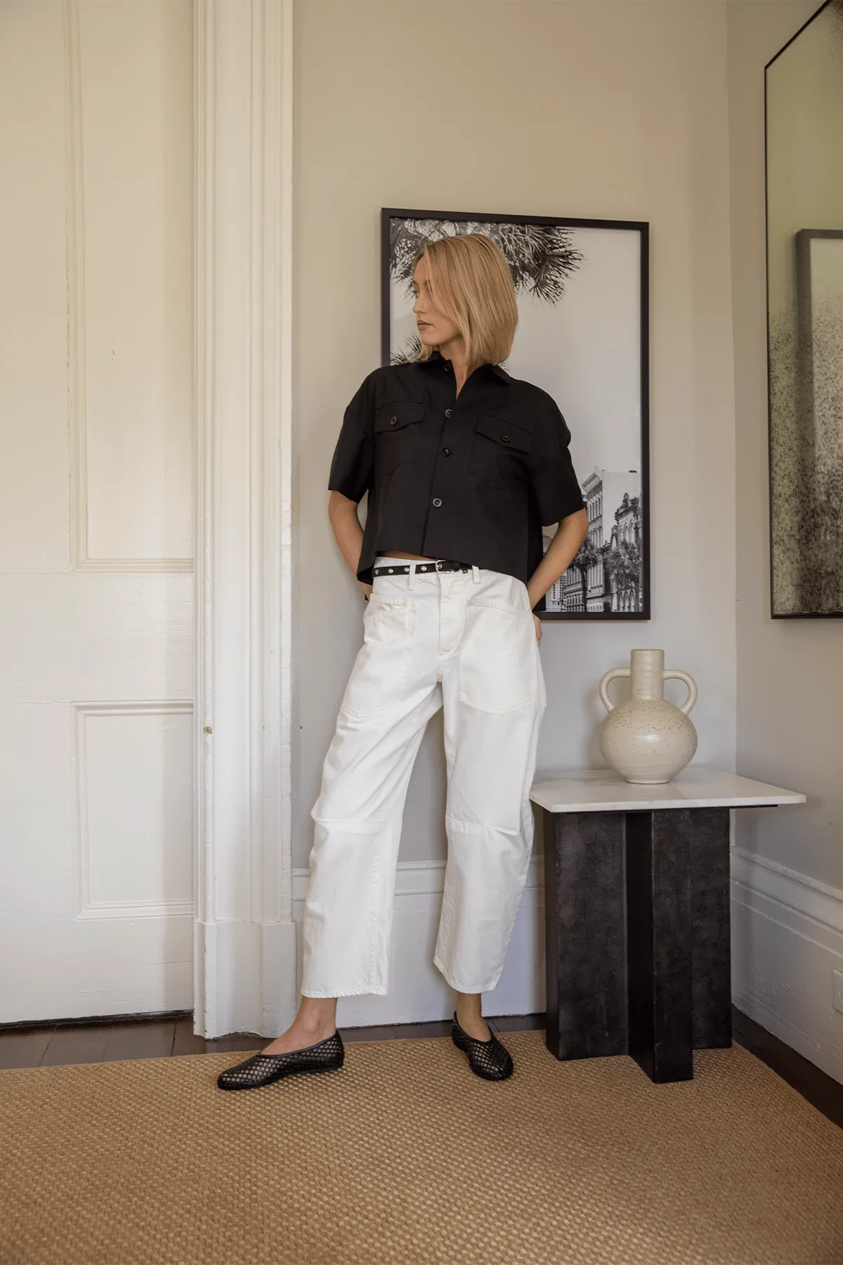 Suiting Shirt in Black