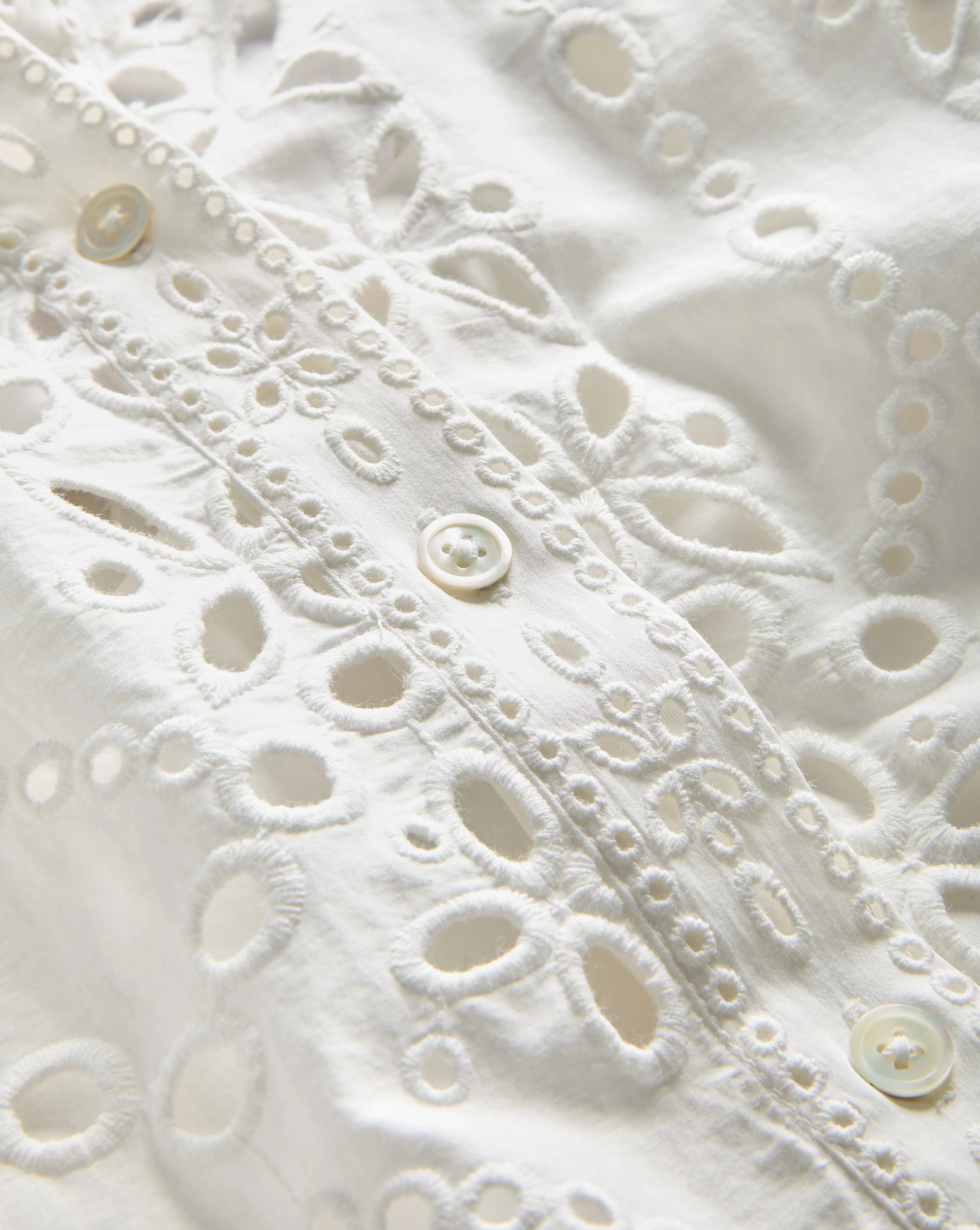 Sumatra Cotton Eyelet Dress