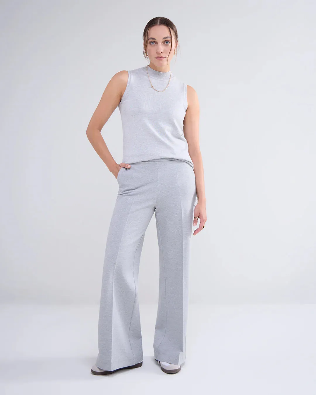 Summum Woman Punto Milano Trousers (Grey)