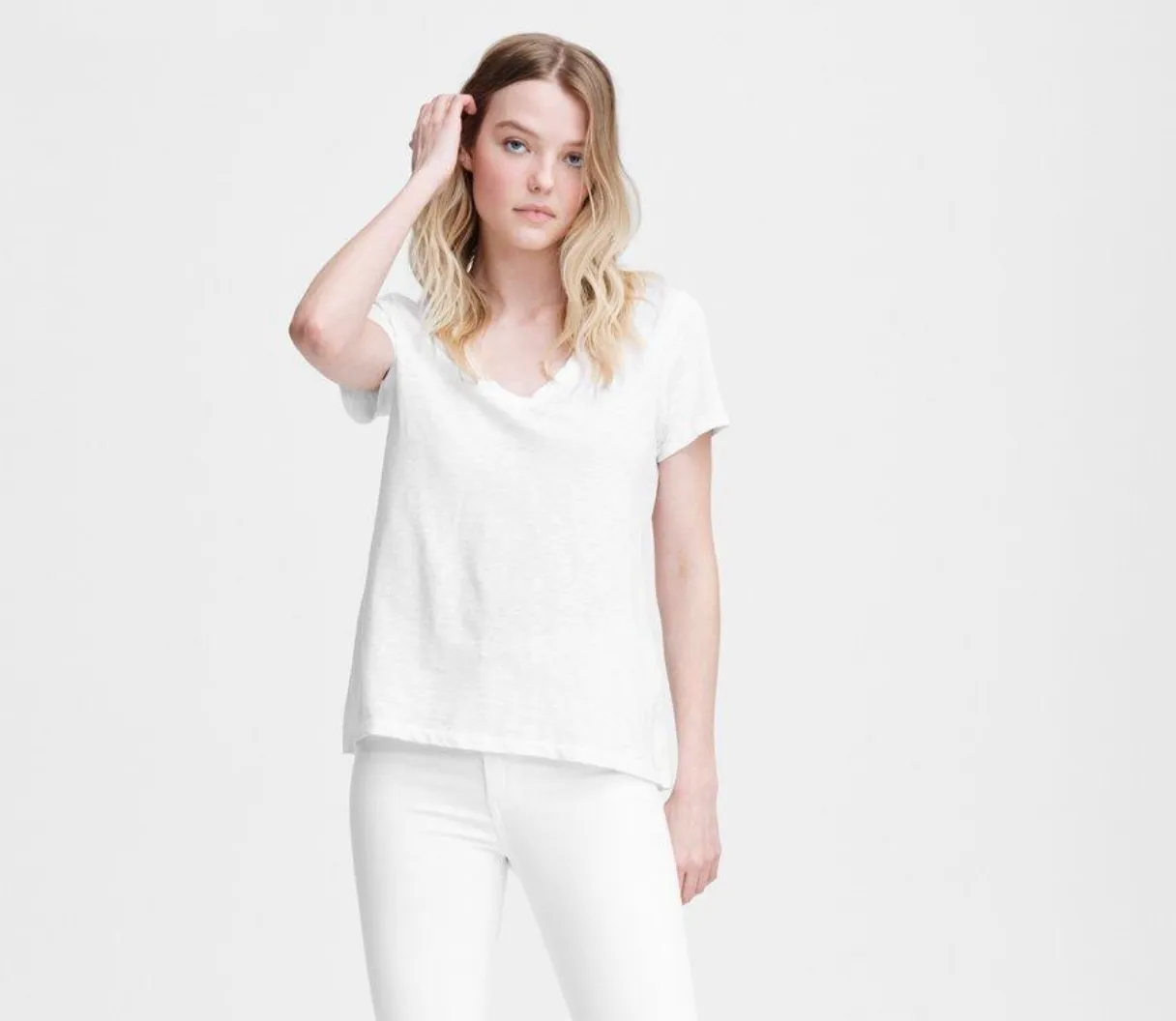 The Slub V-Neck Tee 'Rag & Bone'