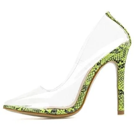 Transparent Leopard High heels (4 Styles To Choose From)