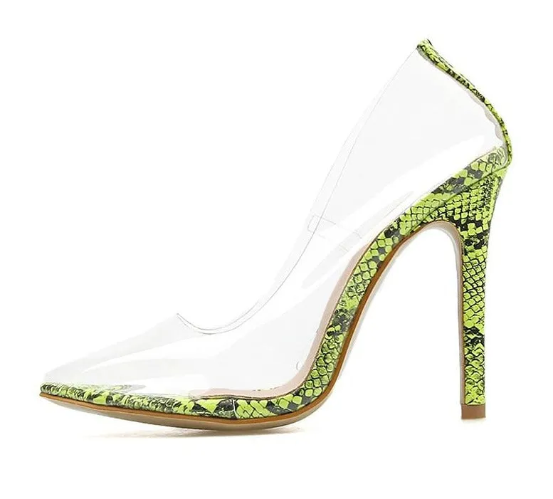 Transparent Leopard High heels (4 Styles To Choose From)