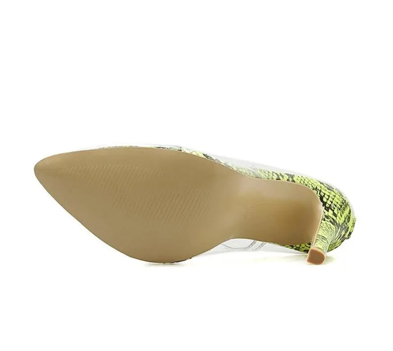 Transparent Leopard High heels (4 Styles To Choose From)