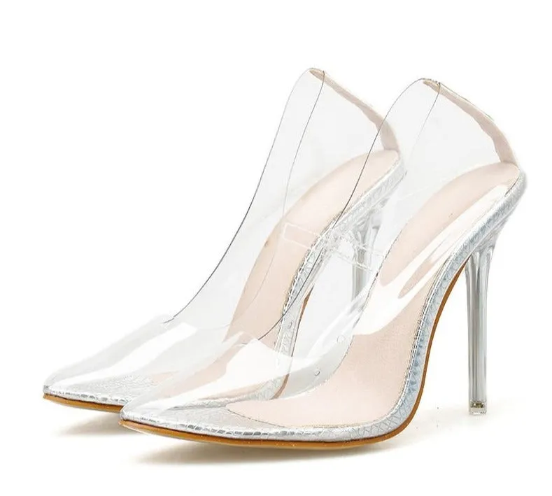 Transparent Leopard High heels (4 Styles To Choose From)