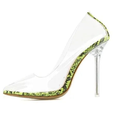 Transparent Leopard High heels (4 Styles To Choose From)
