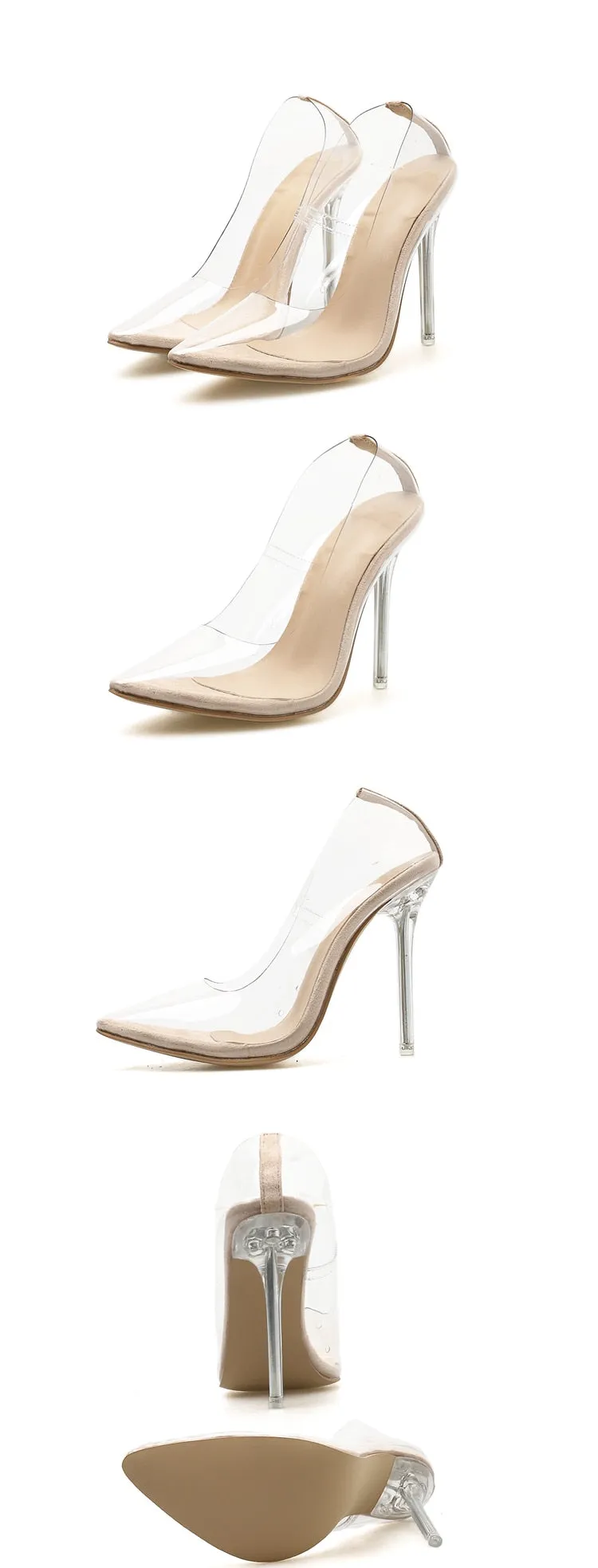 Transparent Leopard High heels (4 Styles To Choose From)