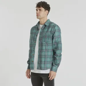 Trusted Casual L/S Shirt - Silver Pine Check