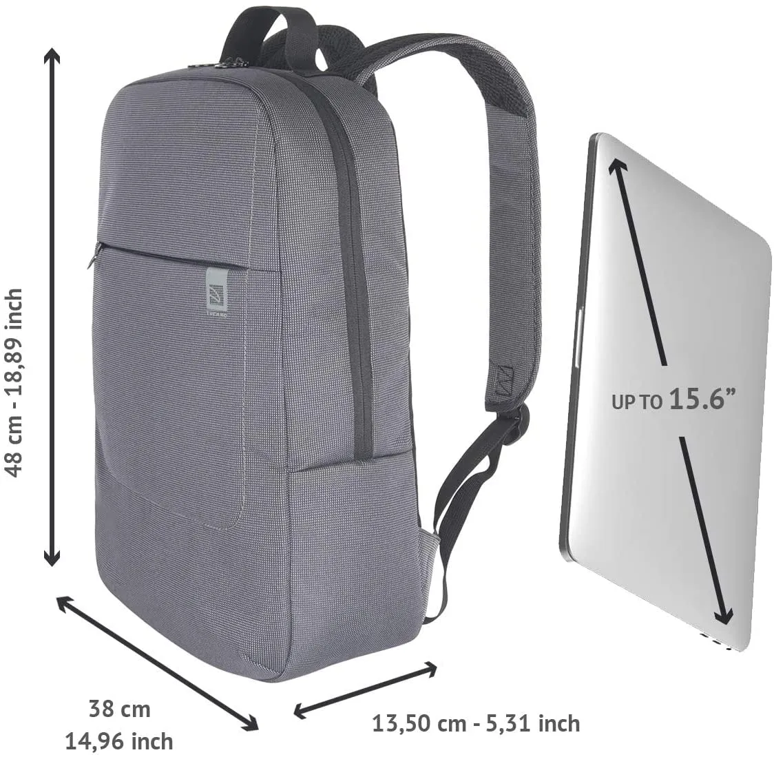Tucano Loop Backpack for MacBook up to 15.6" - Black