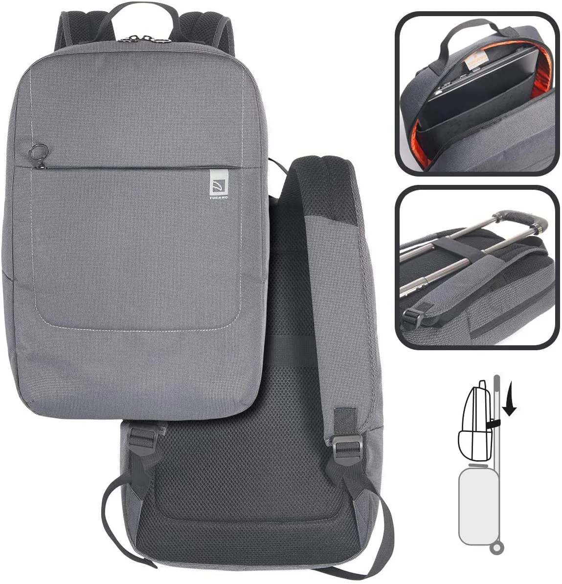 Tucano Loop Backpack for MacBook up to 15.6" - Black
