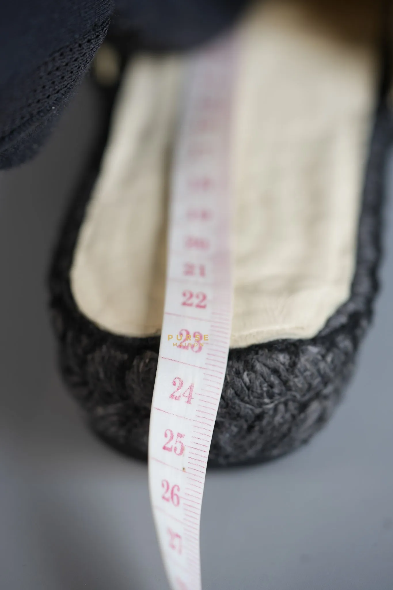 Tweed CC Slip On Espadrilles Size 37 EU (25.5cm)