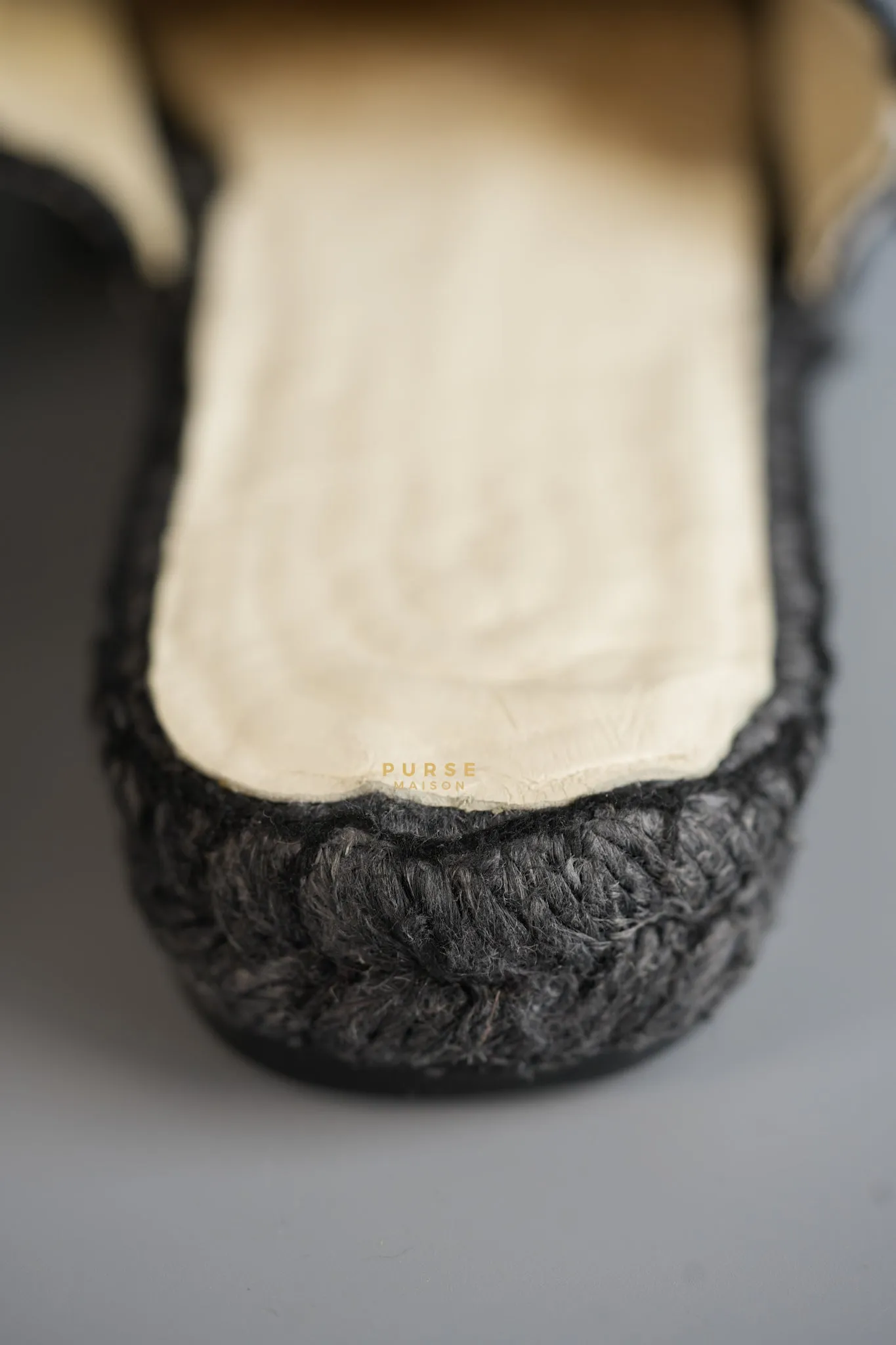Tweed CC Slip On Espadrilles Size 37 EU (25.5cm)
