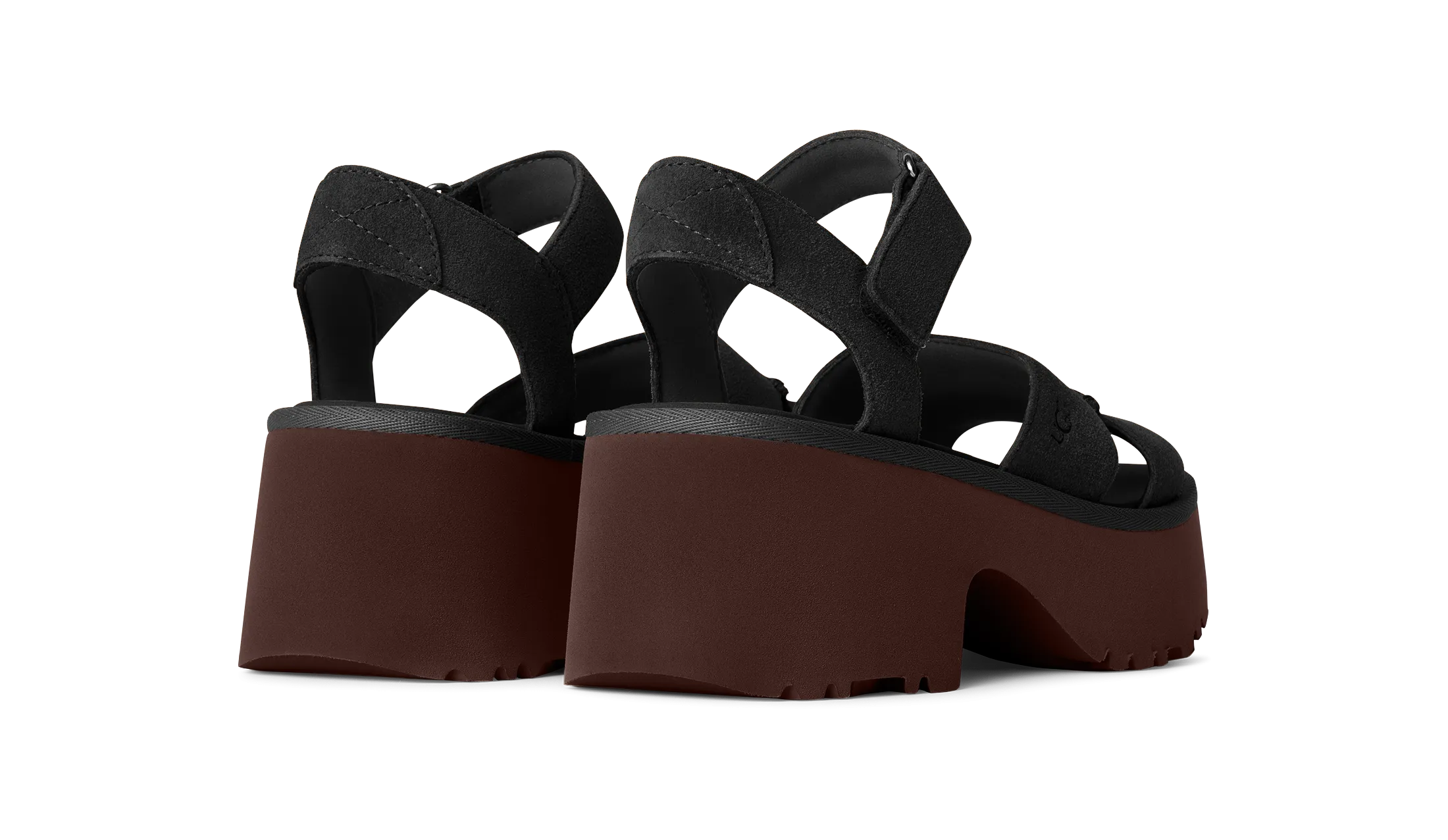 UGG® Women's New Heights Ankle Strap Heeled Sandal - Black