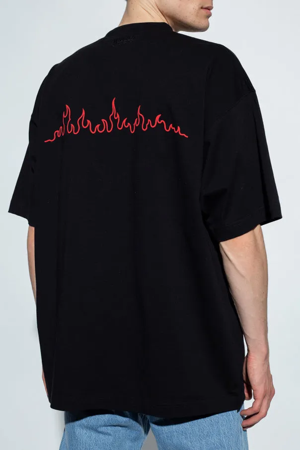 Vetements Hotter Than Your Ex T-Shirt Black