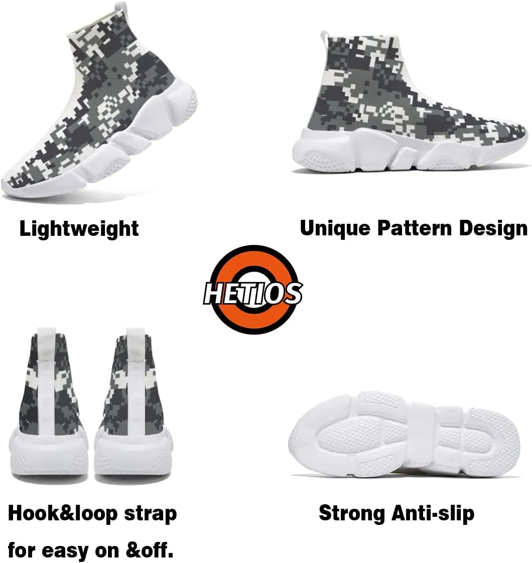 Womens Camo Graffiti Shoes 3D Painted Custom Tennis Shoes Non Slip Athletic Workout Gym Sneakers