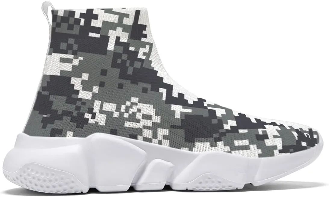 Womens Camo Graffiti Shoes 3D Painted Custom Tennis Shoes Non Slip Athletic Workout Gym Sneakers