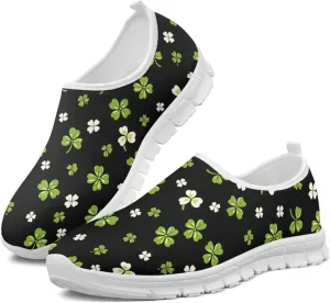 Women's Walking Shoes Cushion Athletic Jogging Shoe Casual Anti-Slip Tennis Sneakers for Outdoor Hiking Size 5.5-11.5 White Sole